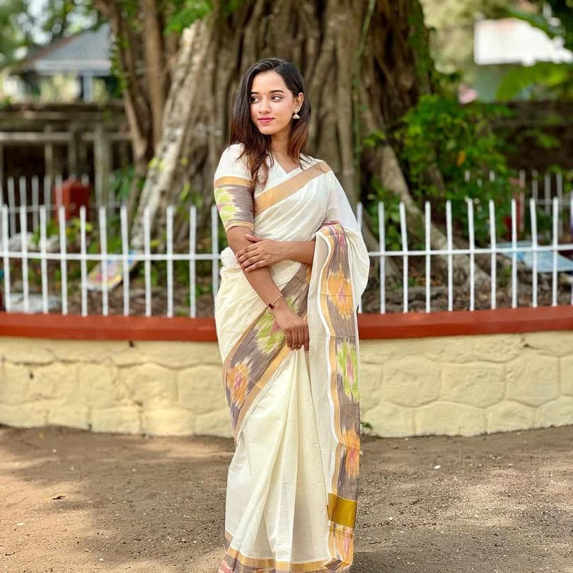 ONAM Pochampally Border Kerala Saree