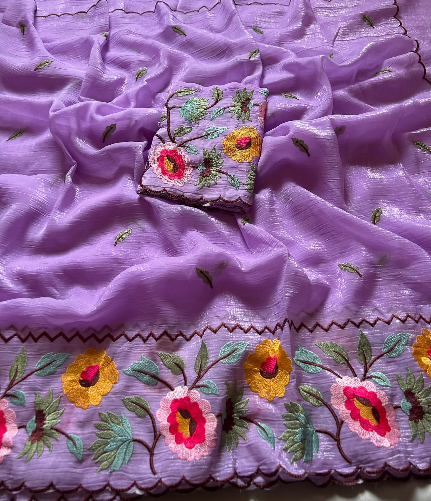 Tissue silk saree