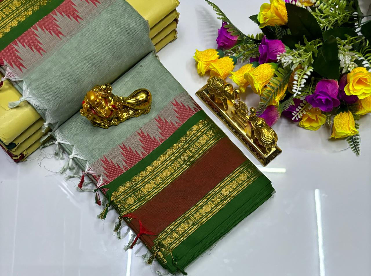 Kanchi Cotton Saree