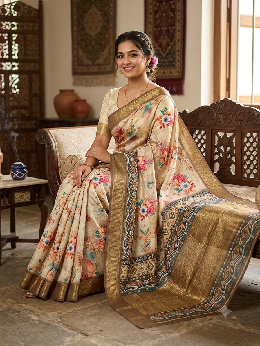 Dola silk saree