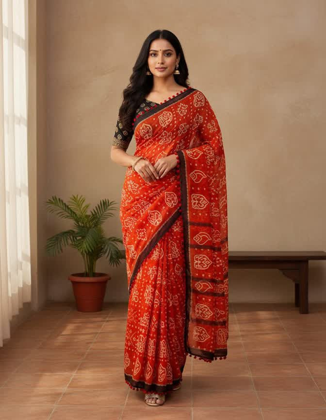 Mul Mul Cotton saree