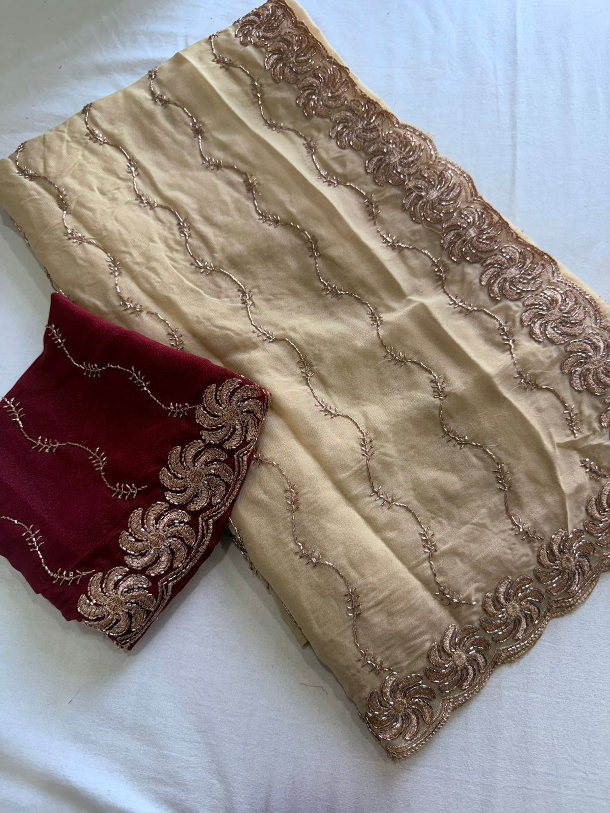 Classic embroidery saree