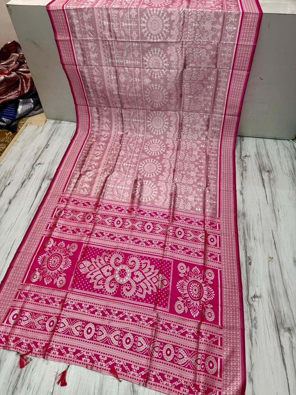 3D tissue Bangalore saree