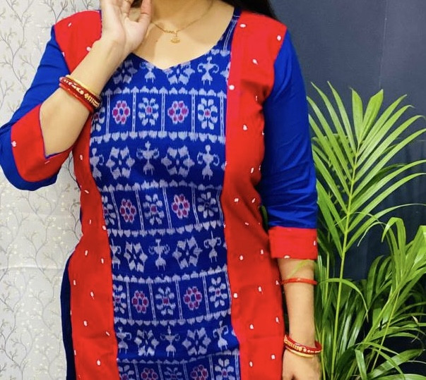 Sambalpuri cotton kurti