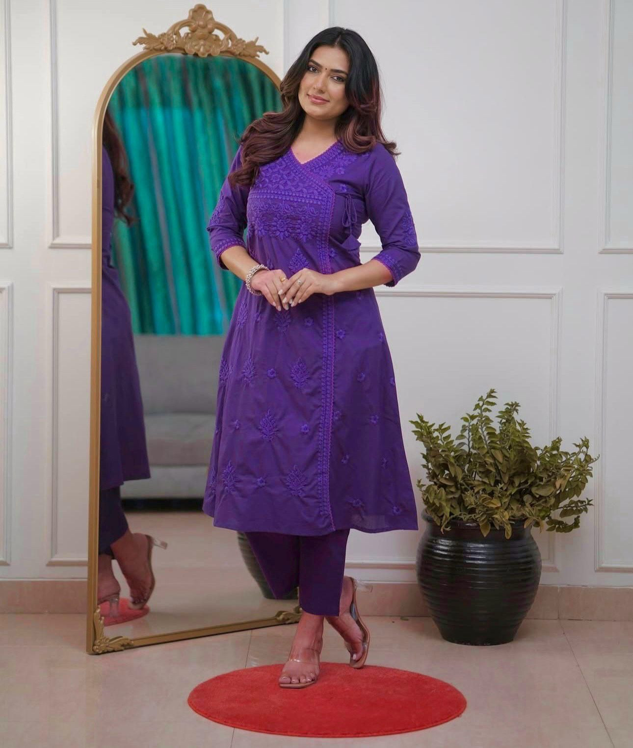 Chikankari kurti set