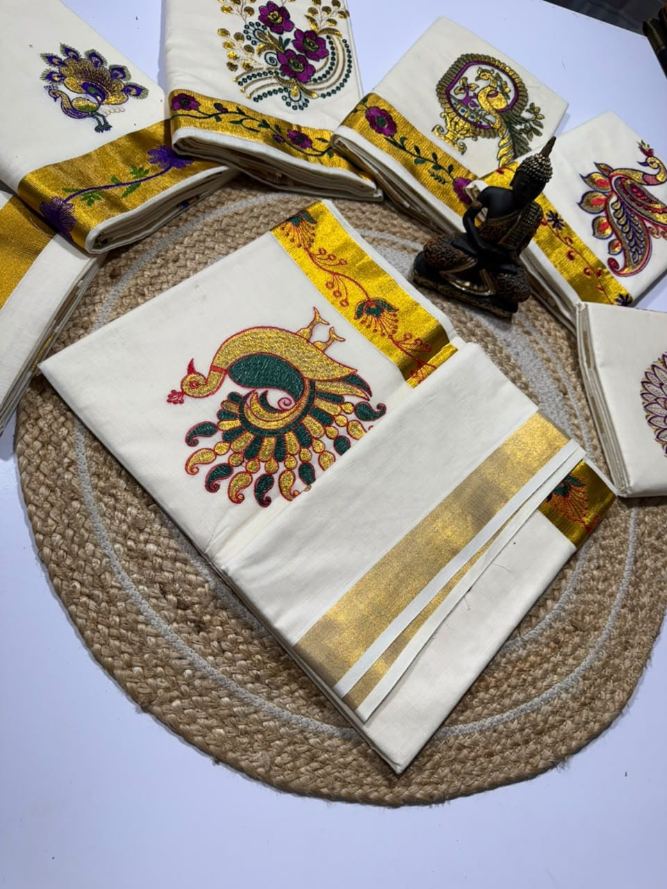 Kerala cotton saree