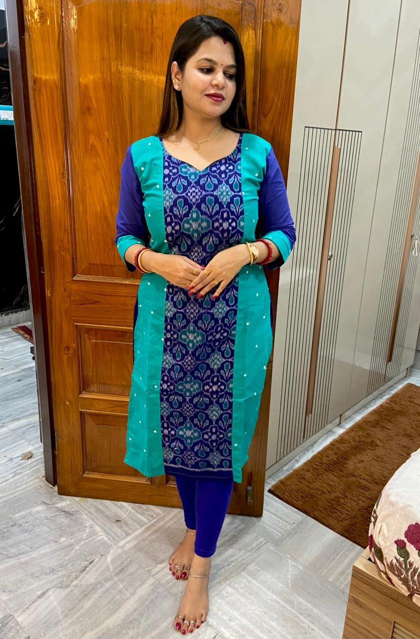 Sambalpuri cotton kurti