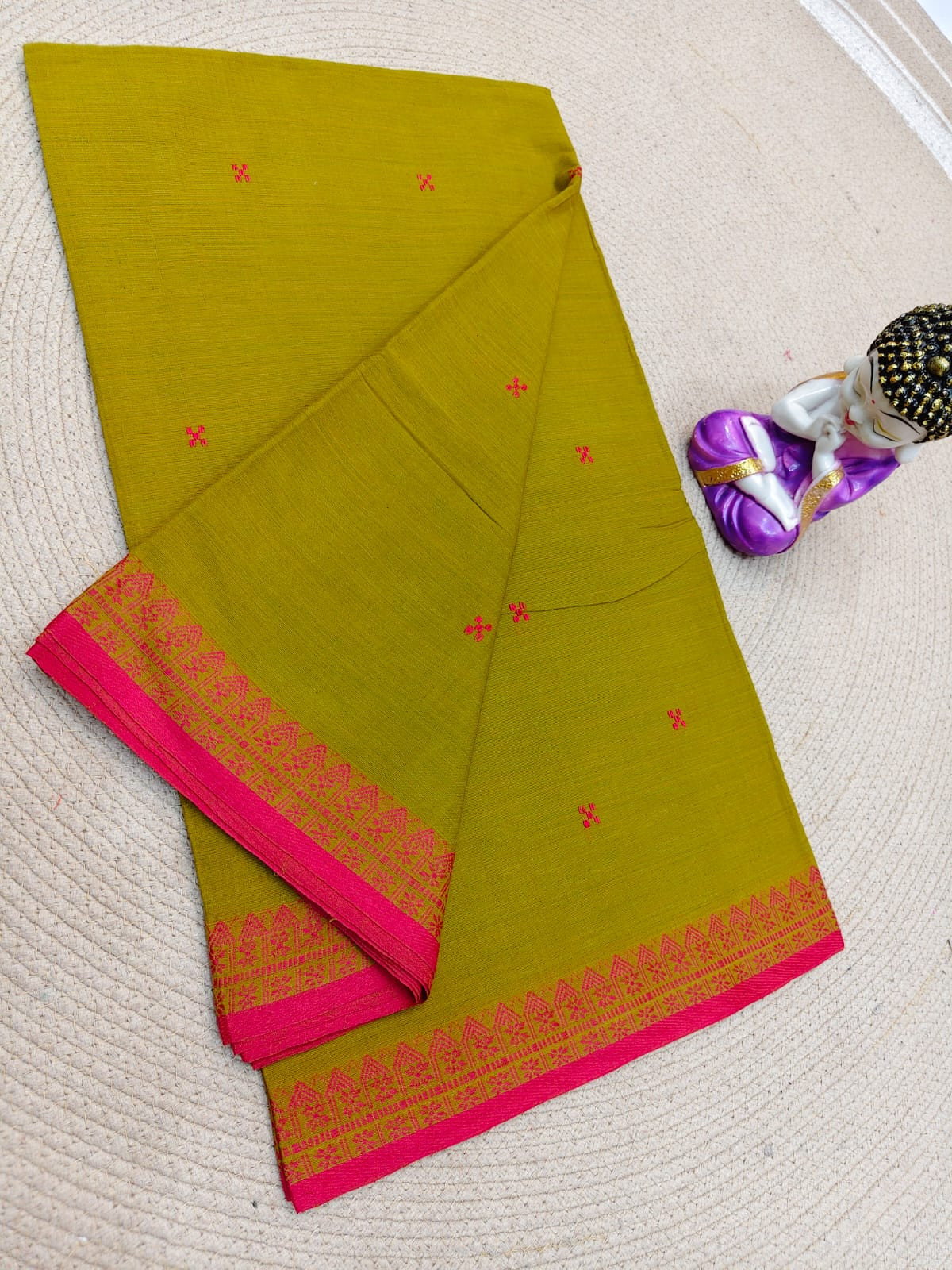 Cotton saree