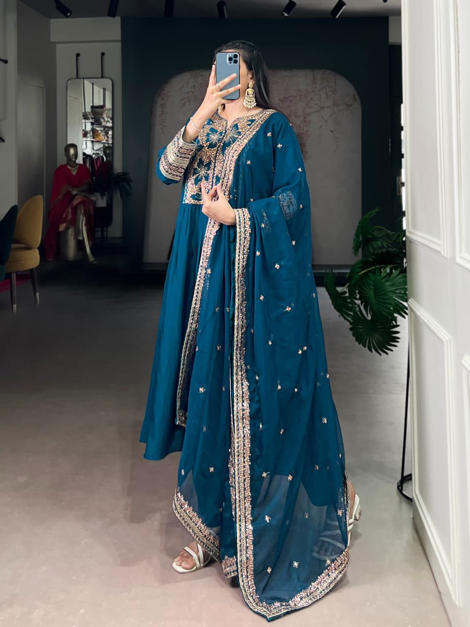 Anarkali suit set
