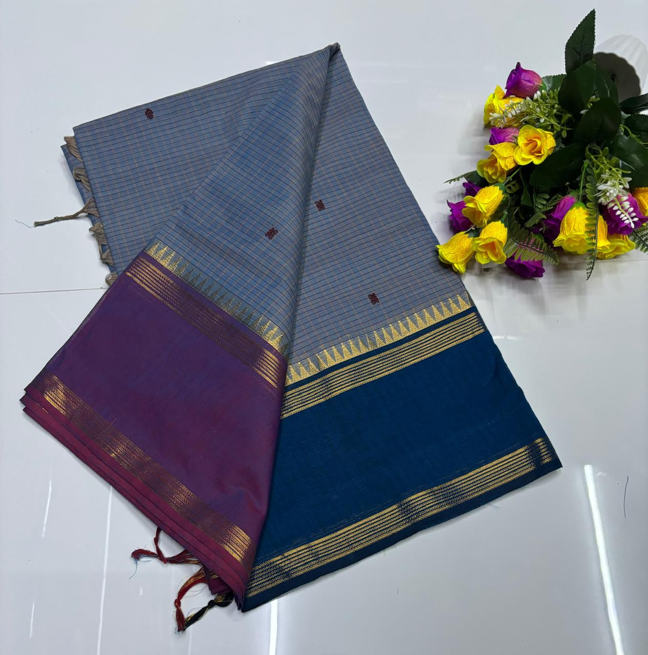 kanchi cotton saree