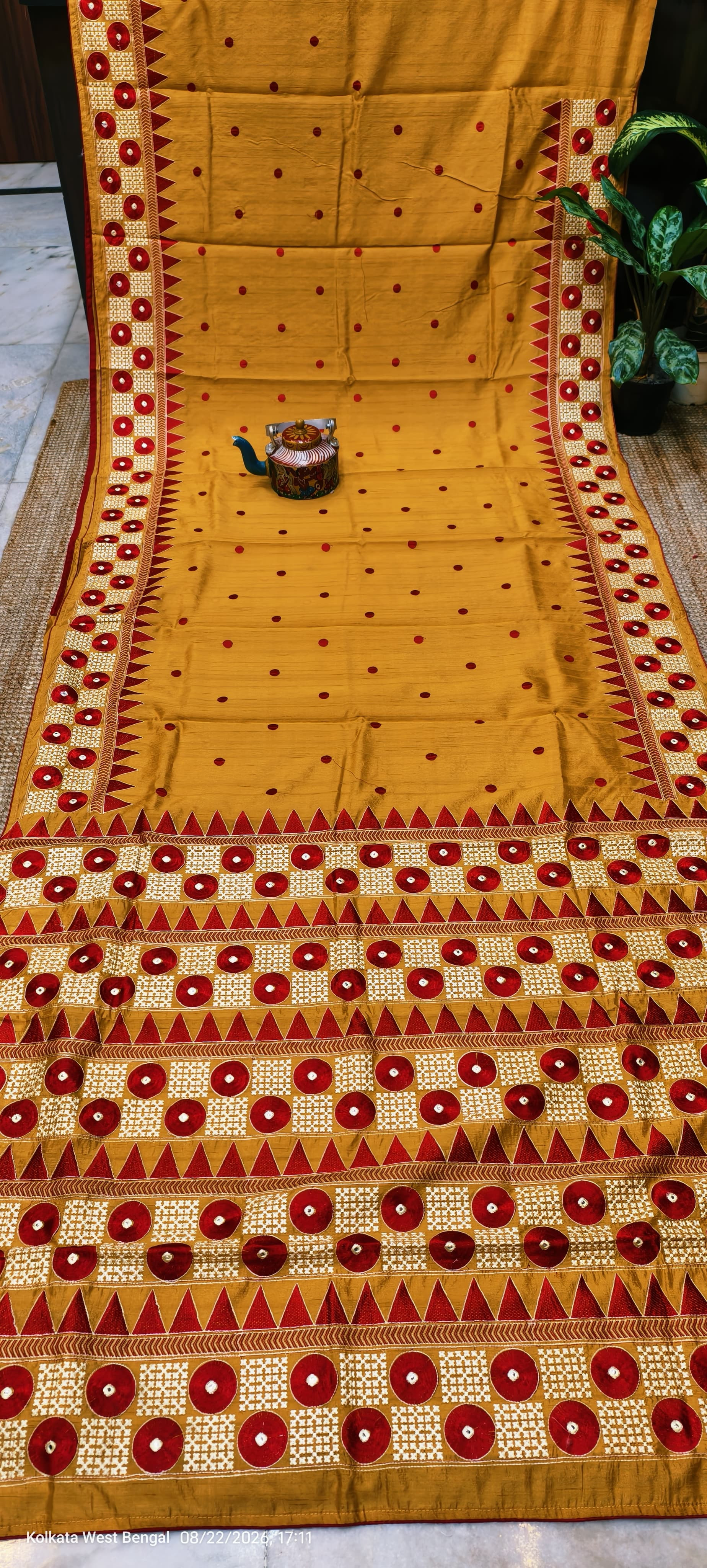 Silk saree with blouse
