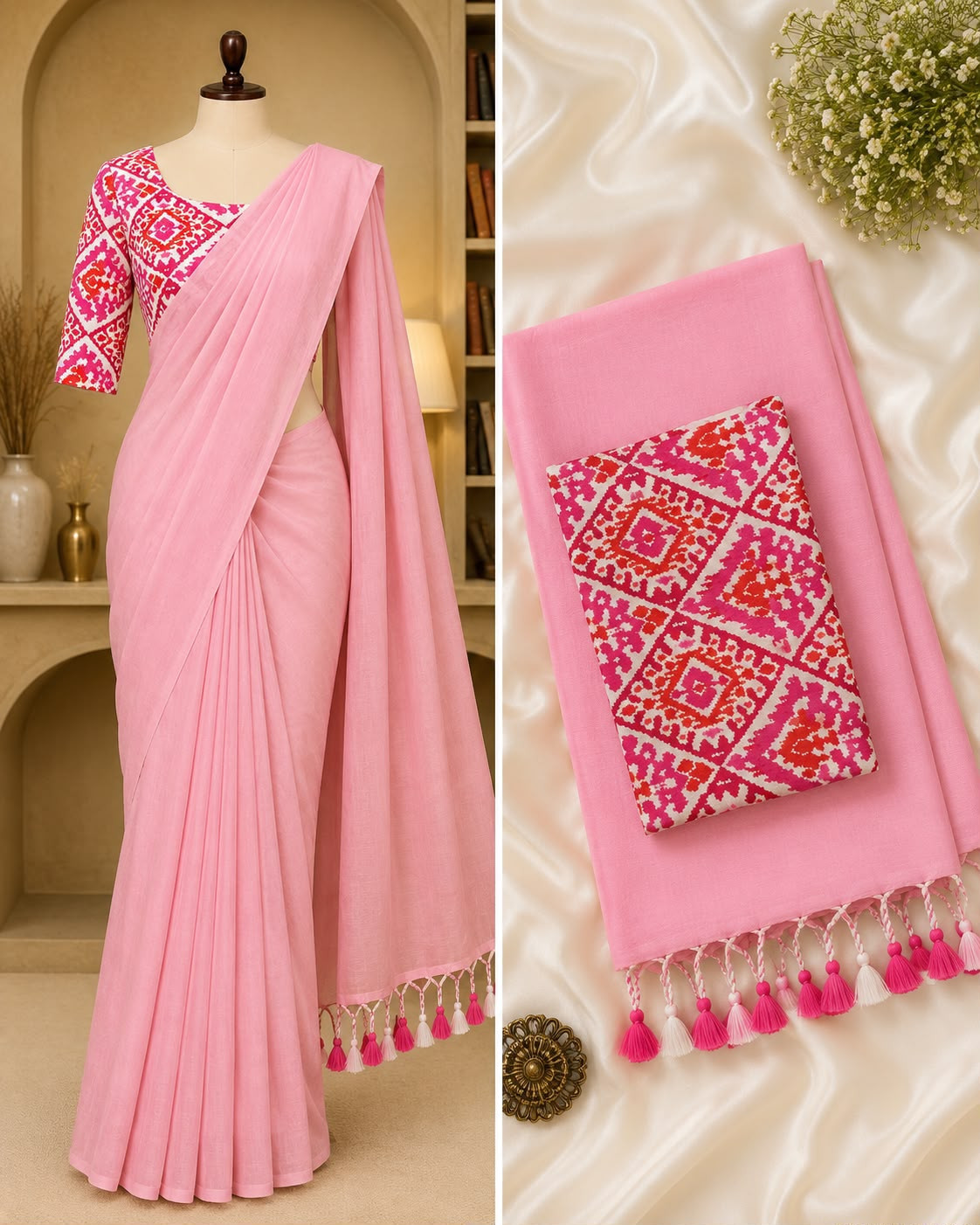 Handloom khadi cotton sarees