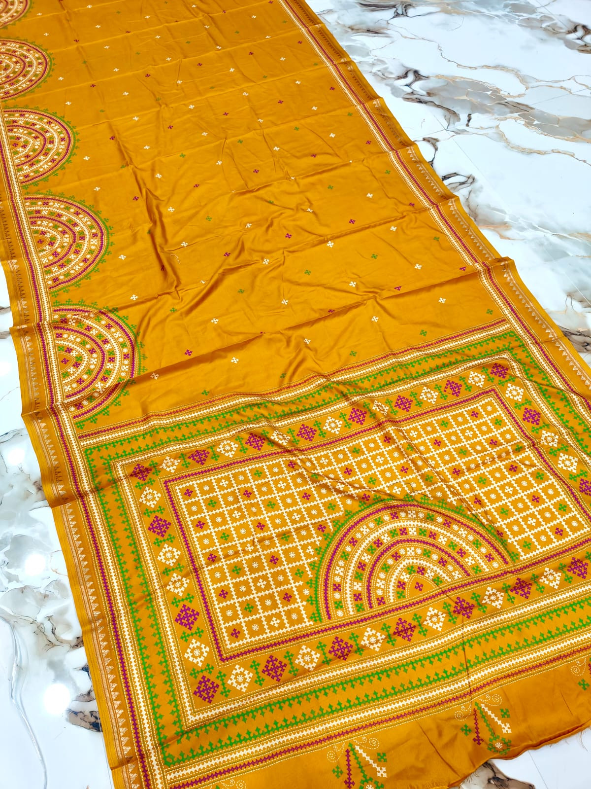 Tussur silk saree