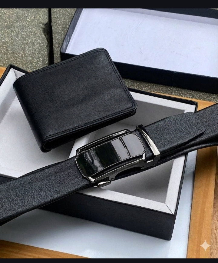 Wallet and belt combo