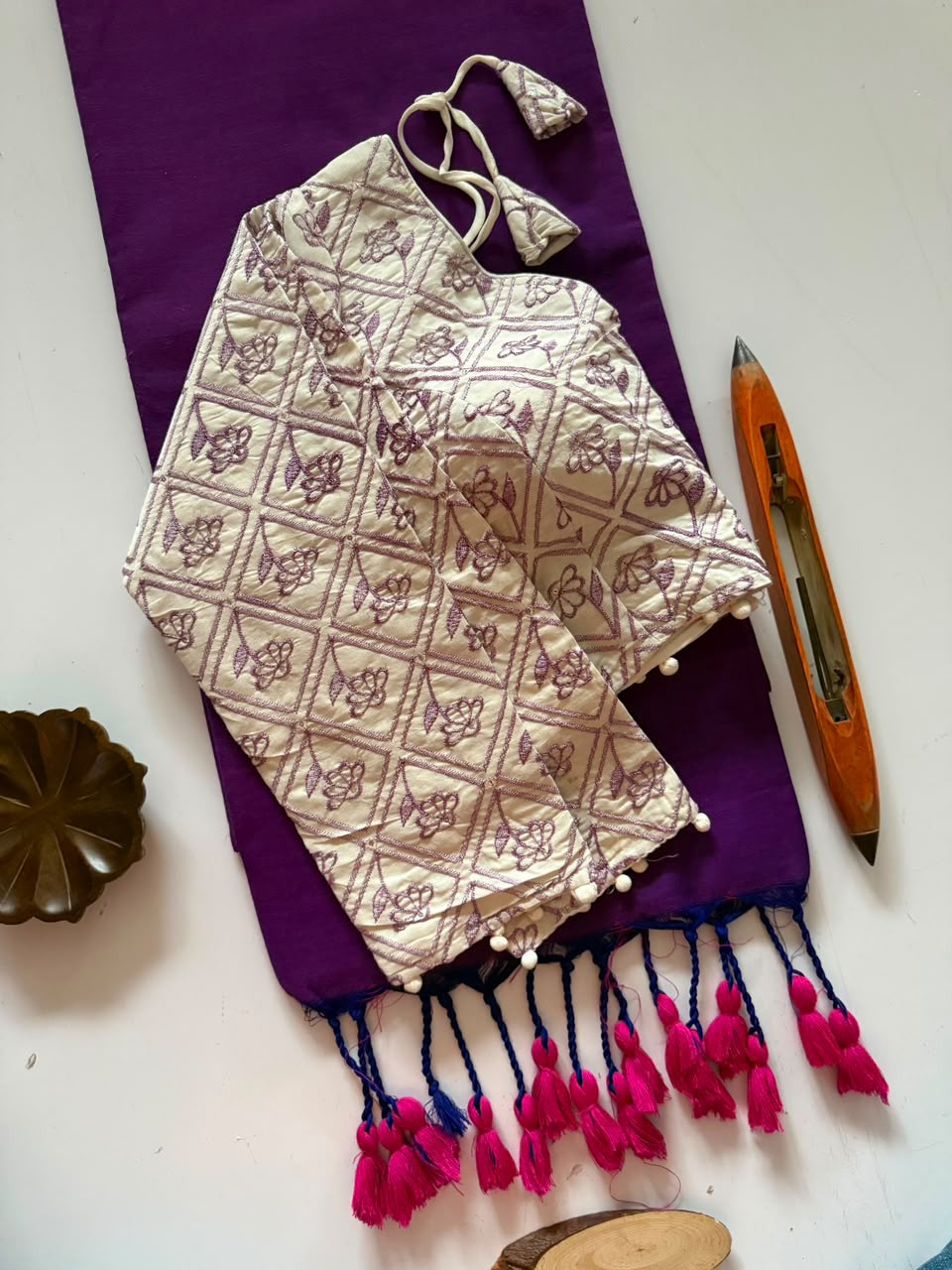 Handloom khadi cotton saree