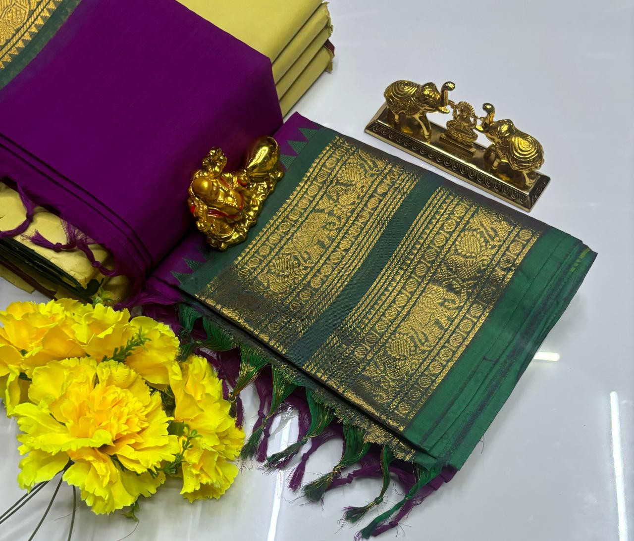 Karaikudi handloom cotton sarees