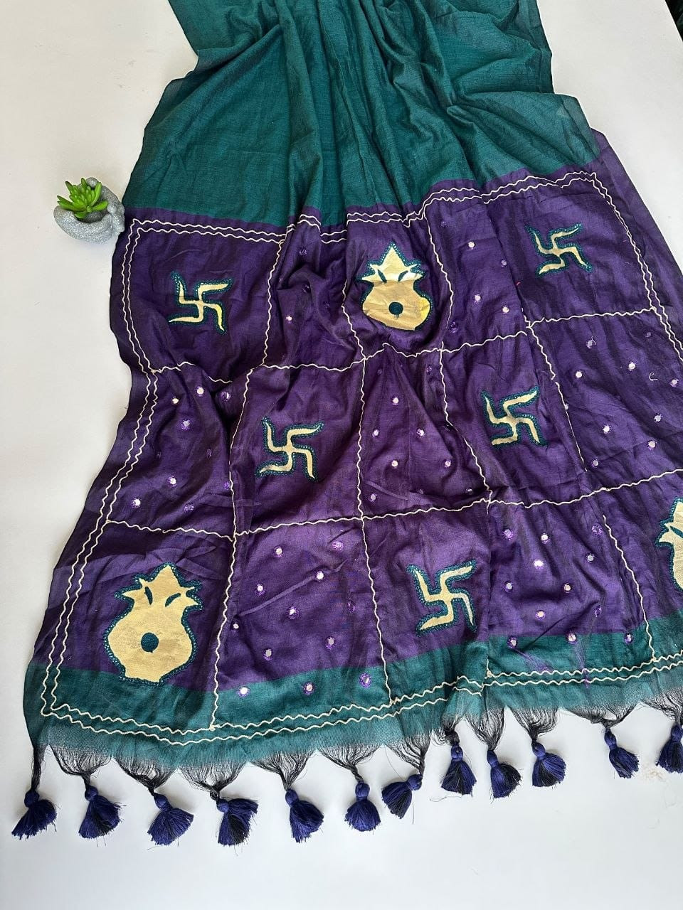 Khadi cotton saree