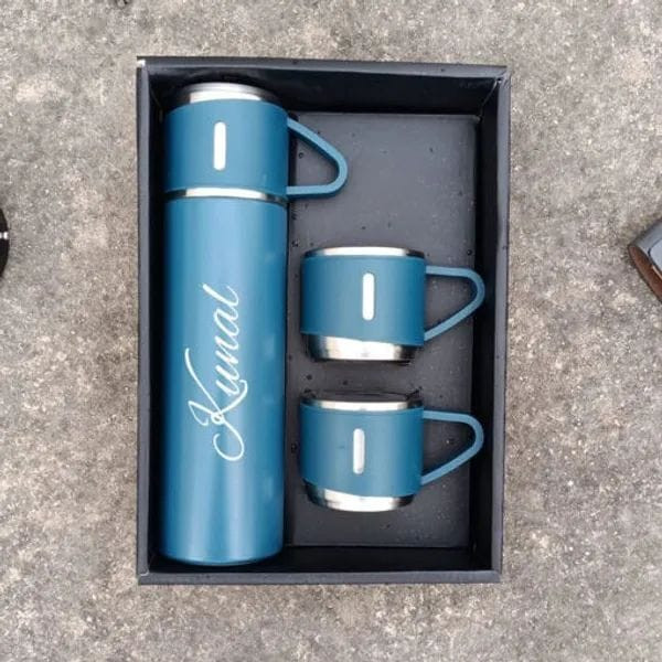 PERSONALIZED FLASK SET