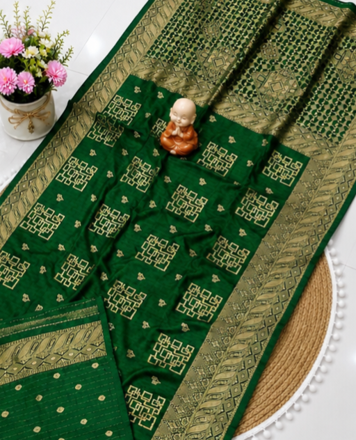 Banarasi Khadi print saree