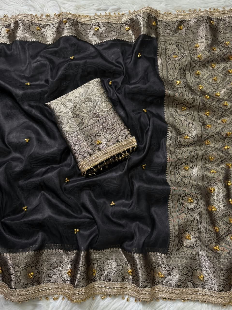 Banarasi soft silk saree