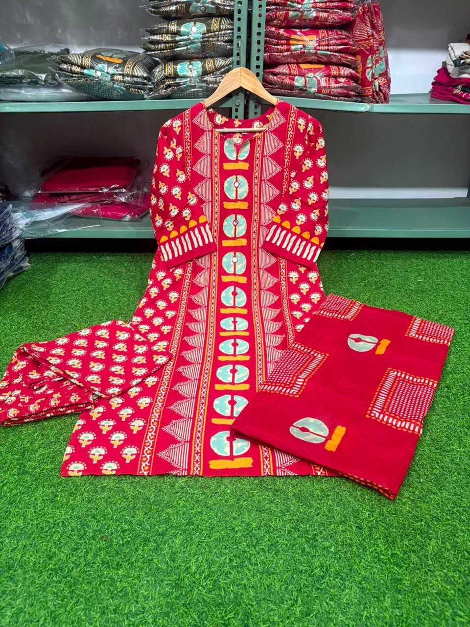 Cotton kurti set