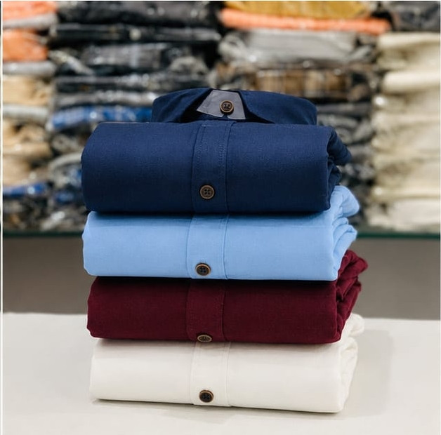 Plain shirt for men