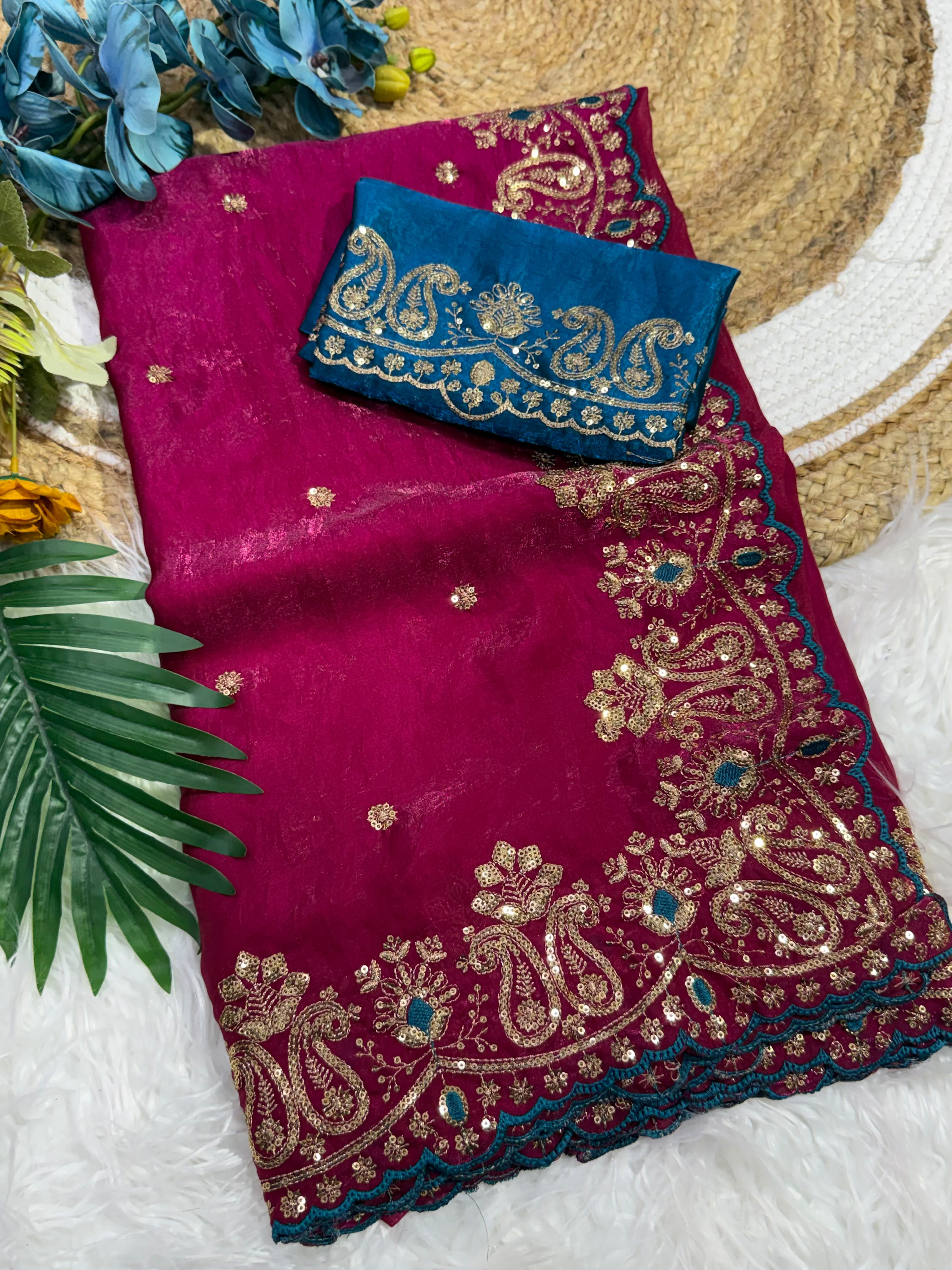 Space Silk Saree