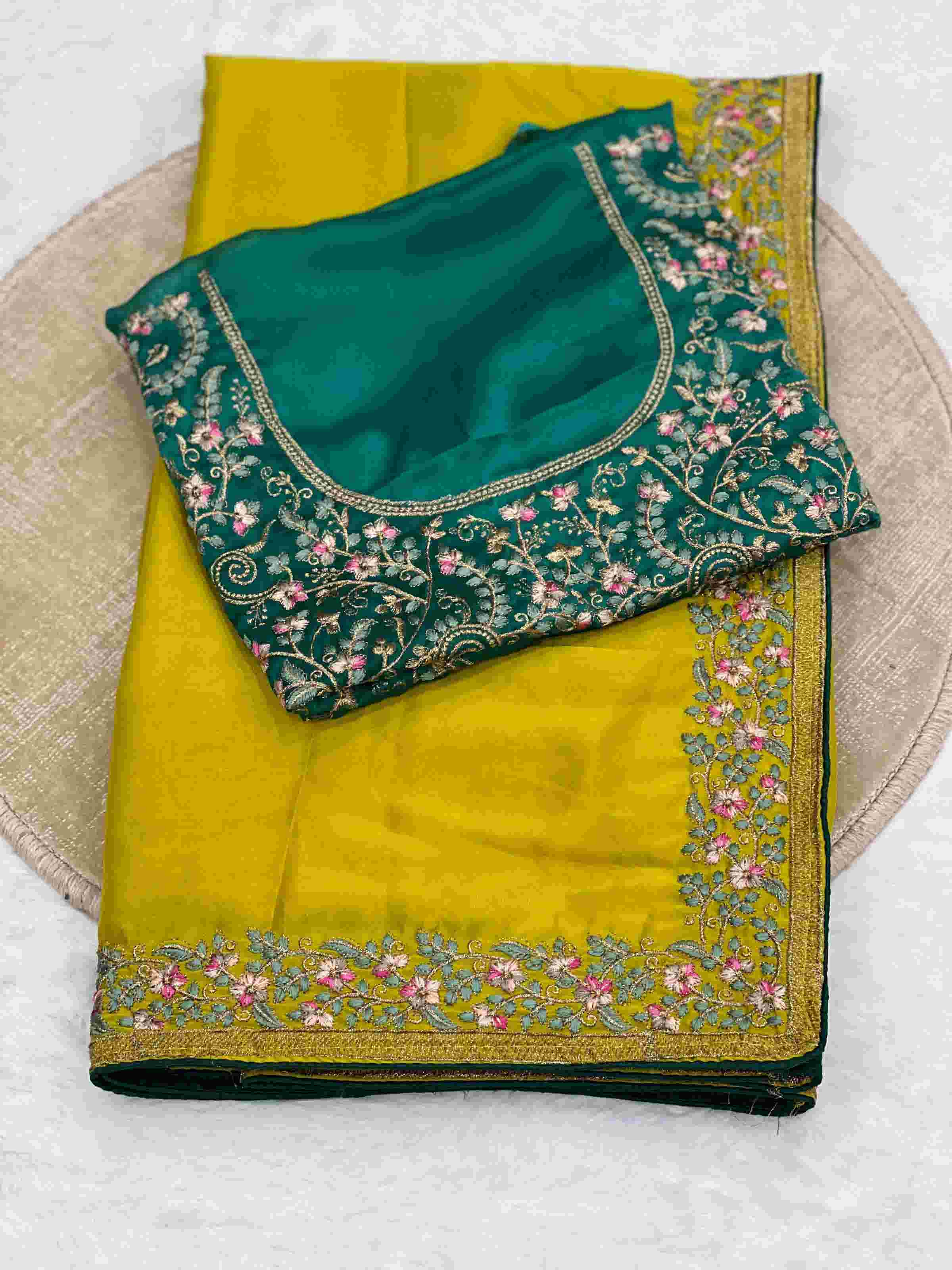 Rangoli silk saree