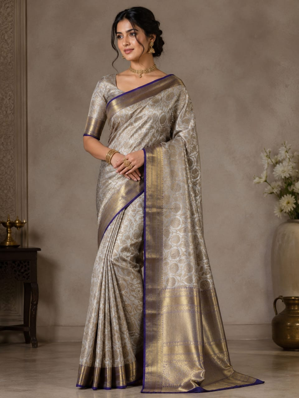 Tissue silk saree