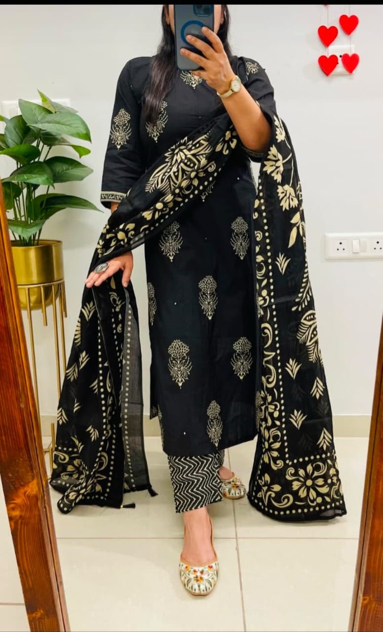 Cotton kurti set