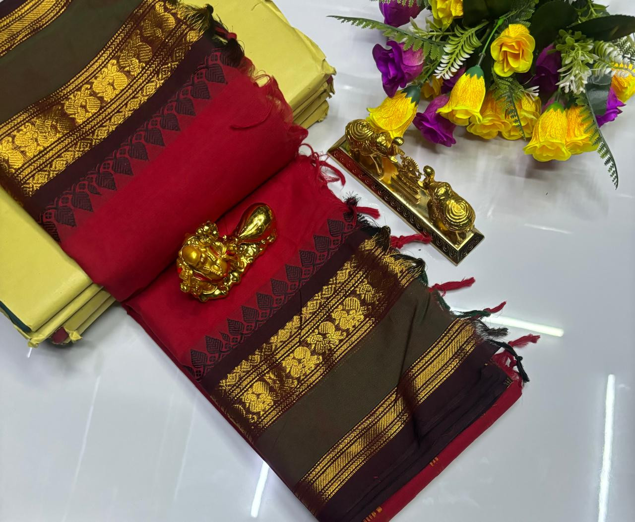 Kanchi cotton saree