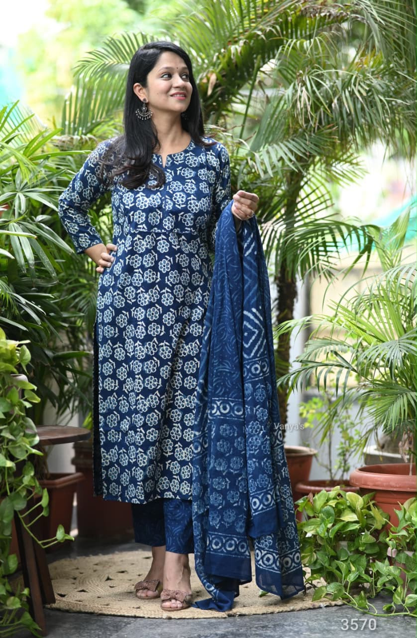 Cotton kurti set
