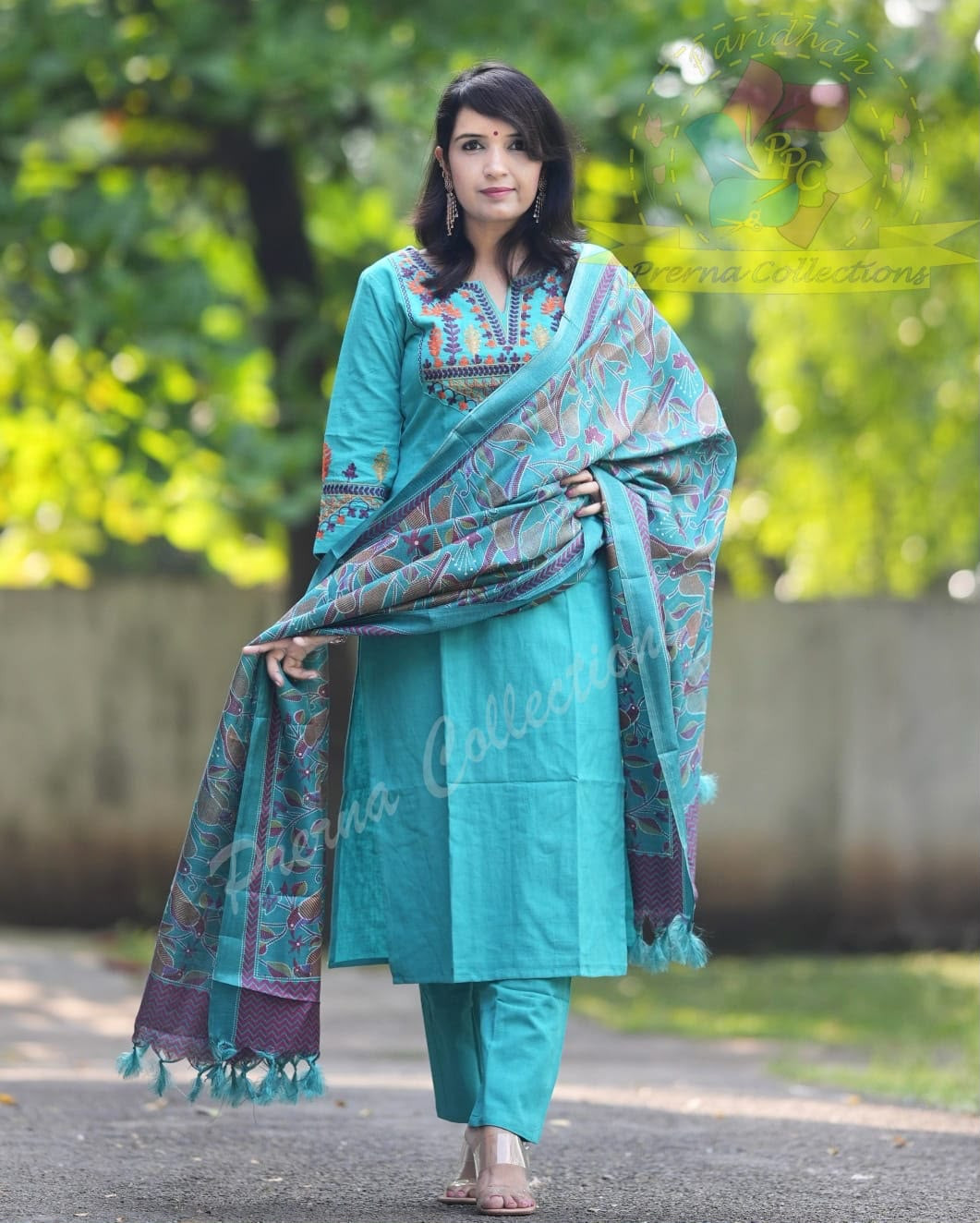 Cotton kurti set