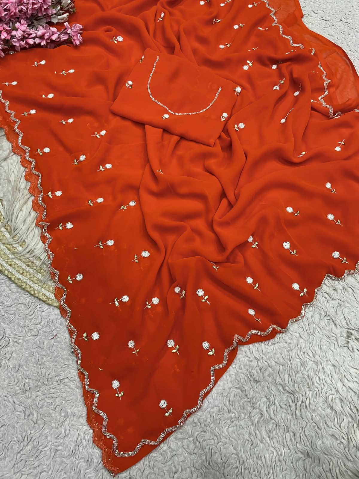 Georgette saree