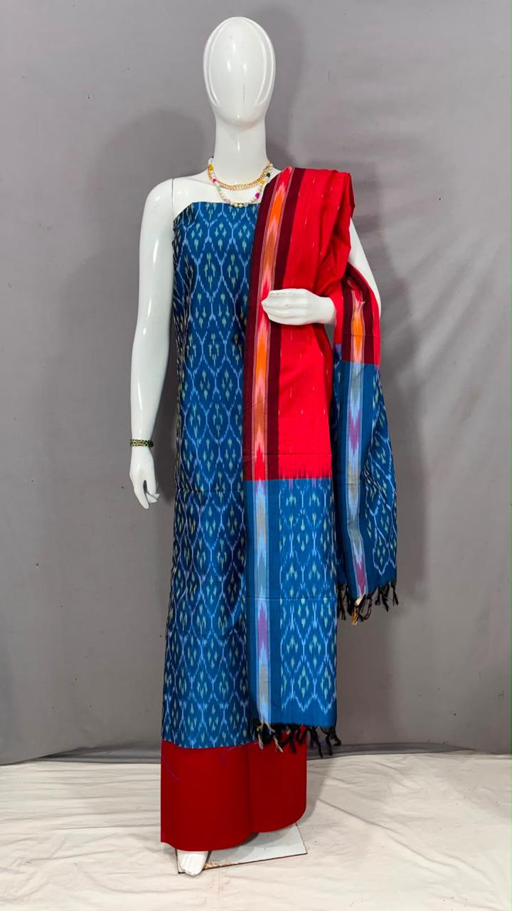 Mercerised cotton sico silk dress material