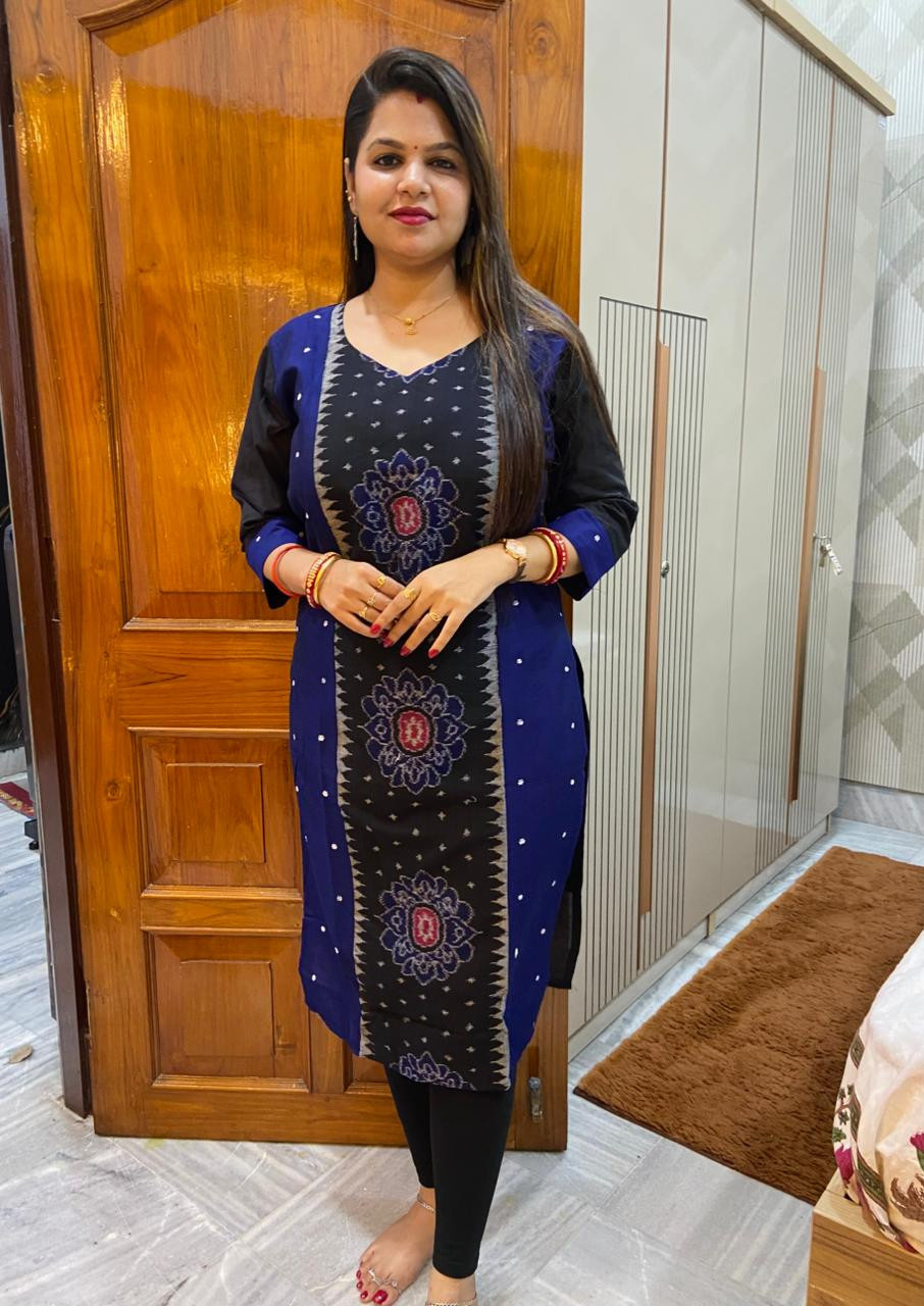 Sambalpuri cotton kurti