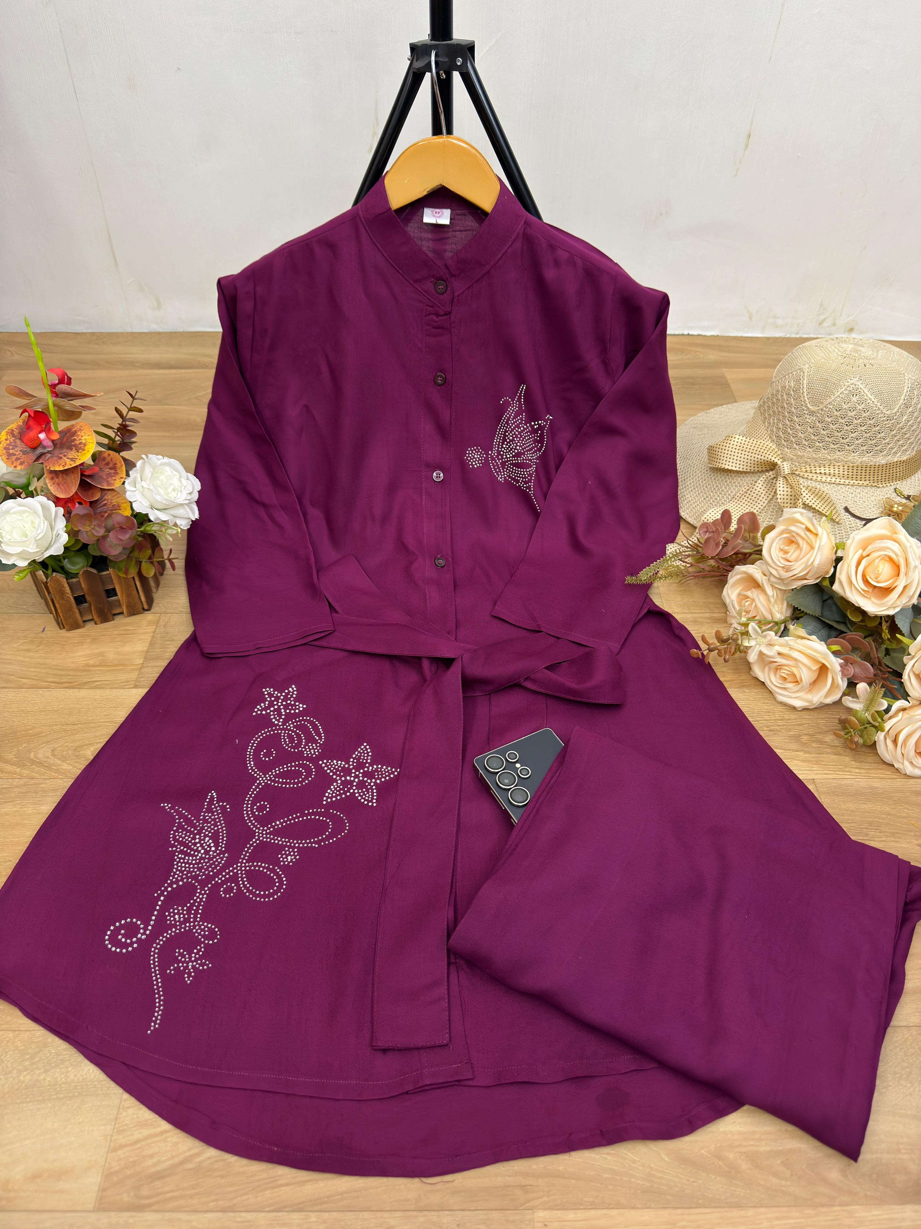 Kruti plazzo set