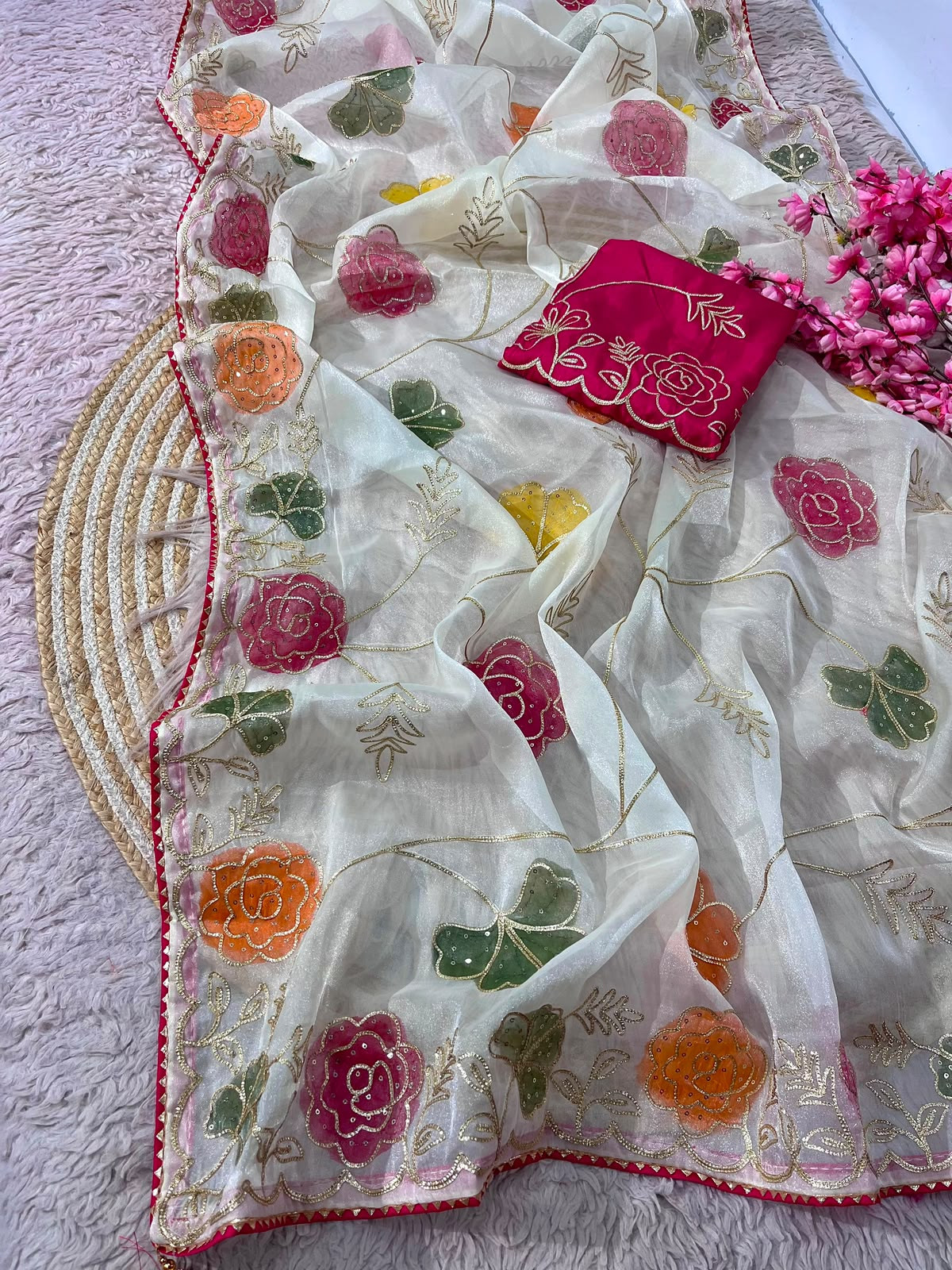 Bollywood designer zari saree