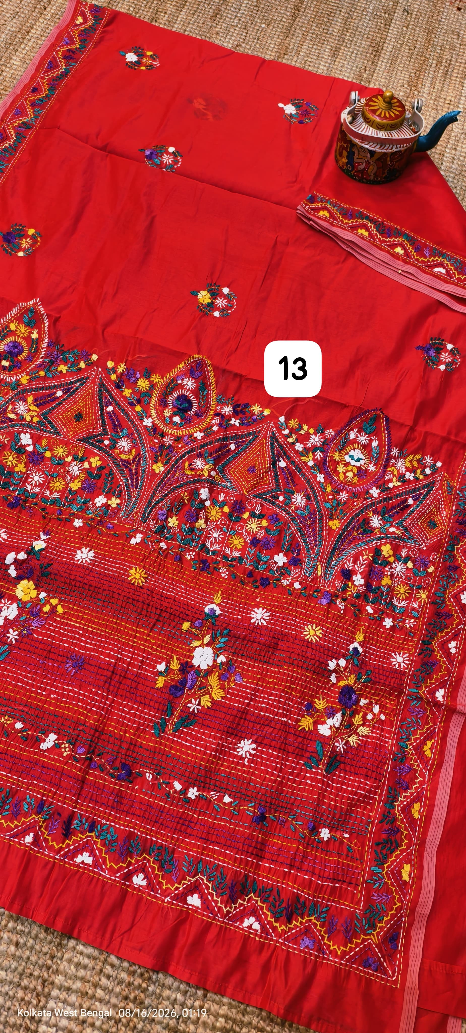 Chanderi silk saree