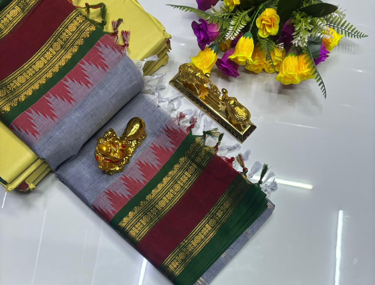 Kanchi cotton saree