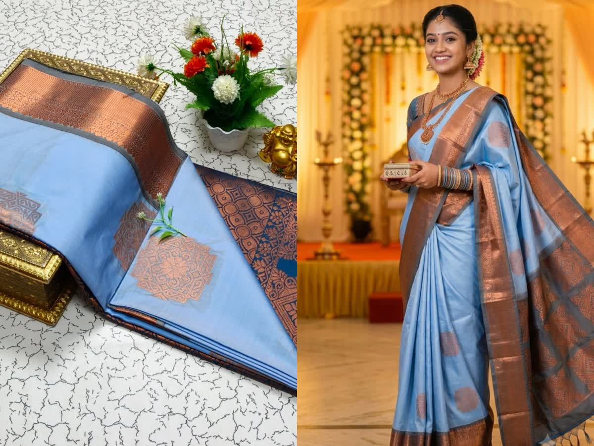 Kanchi soft silk sarees big putta work in trendy designs