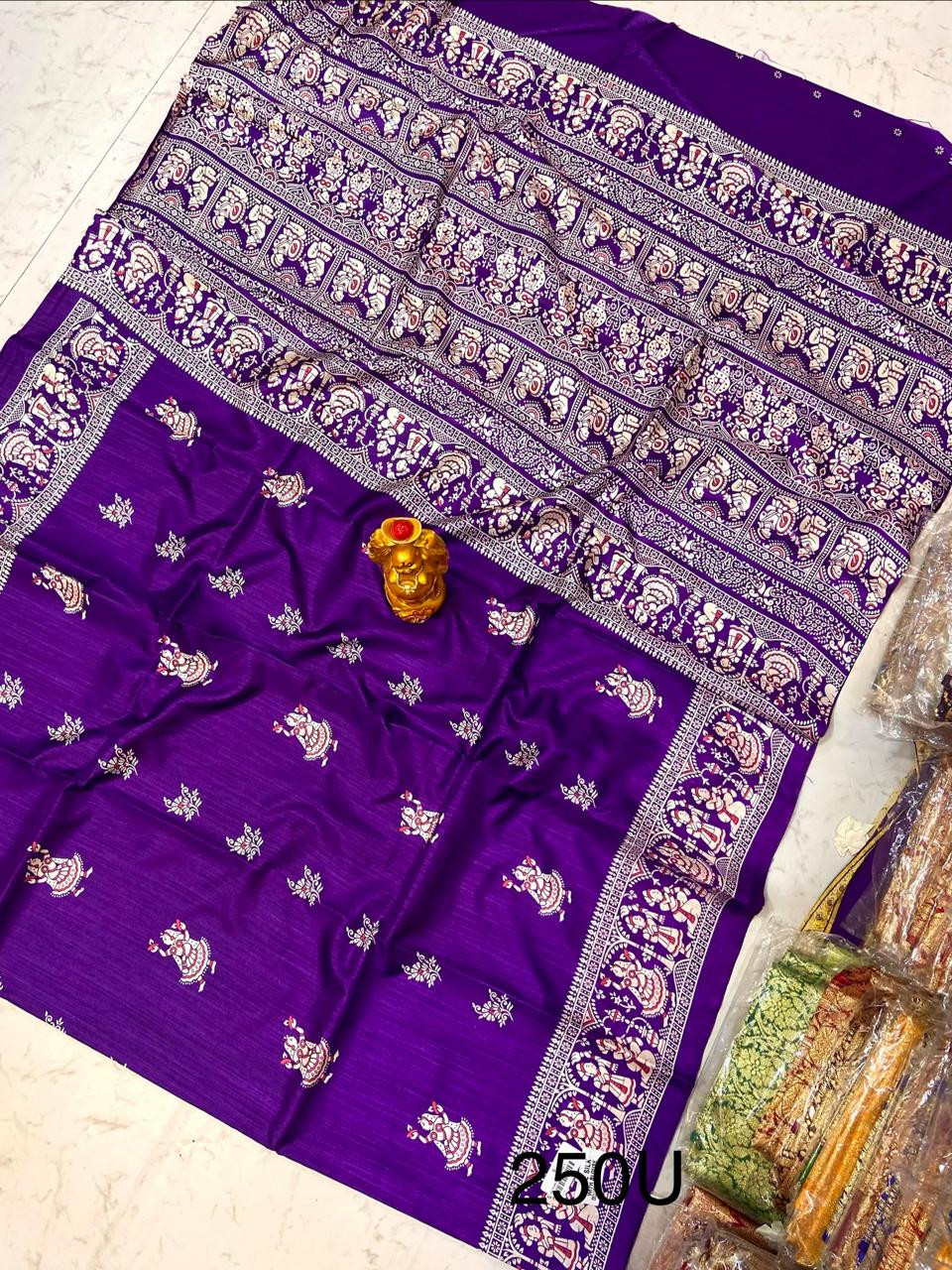 Tussur silk saree