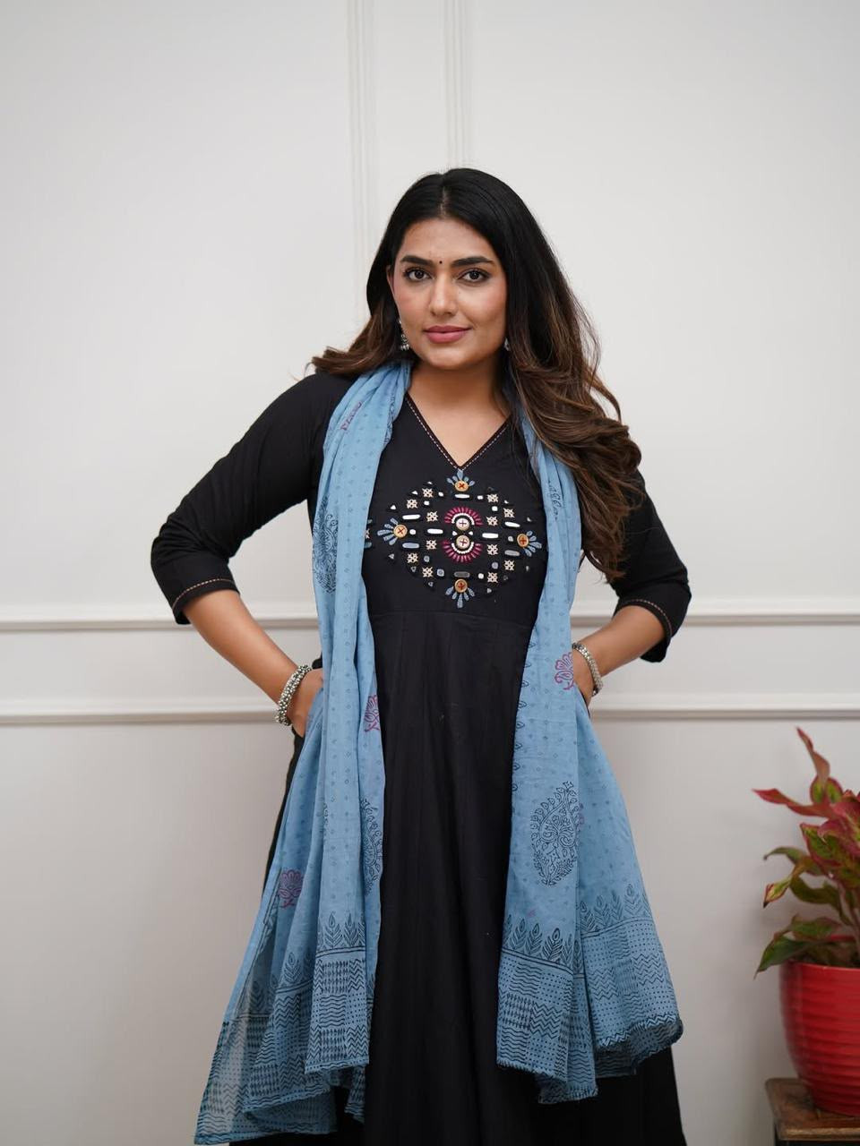 Dazzling anarkali