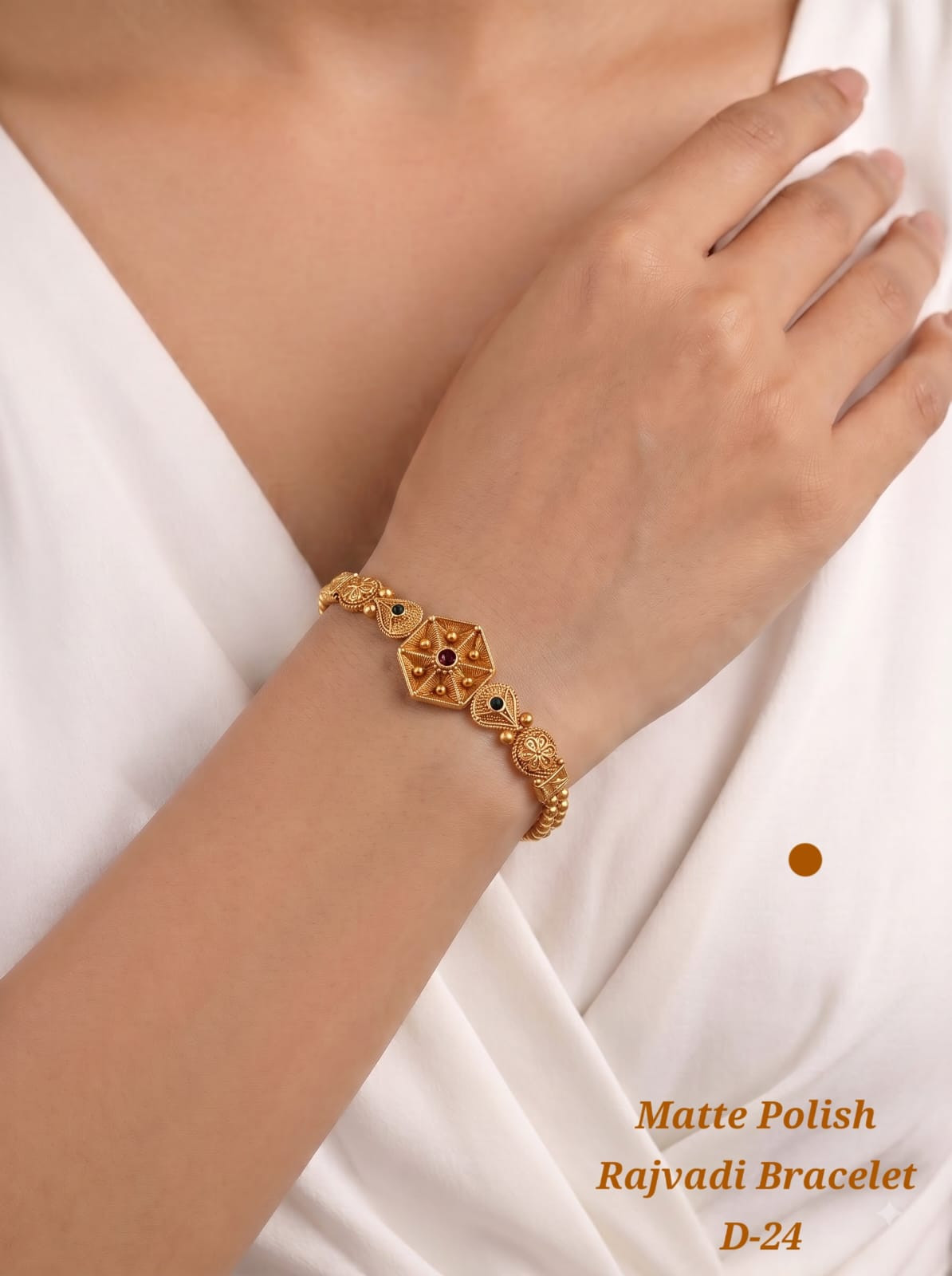 Matte polish Rajwadi Bracelet