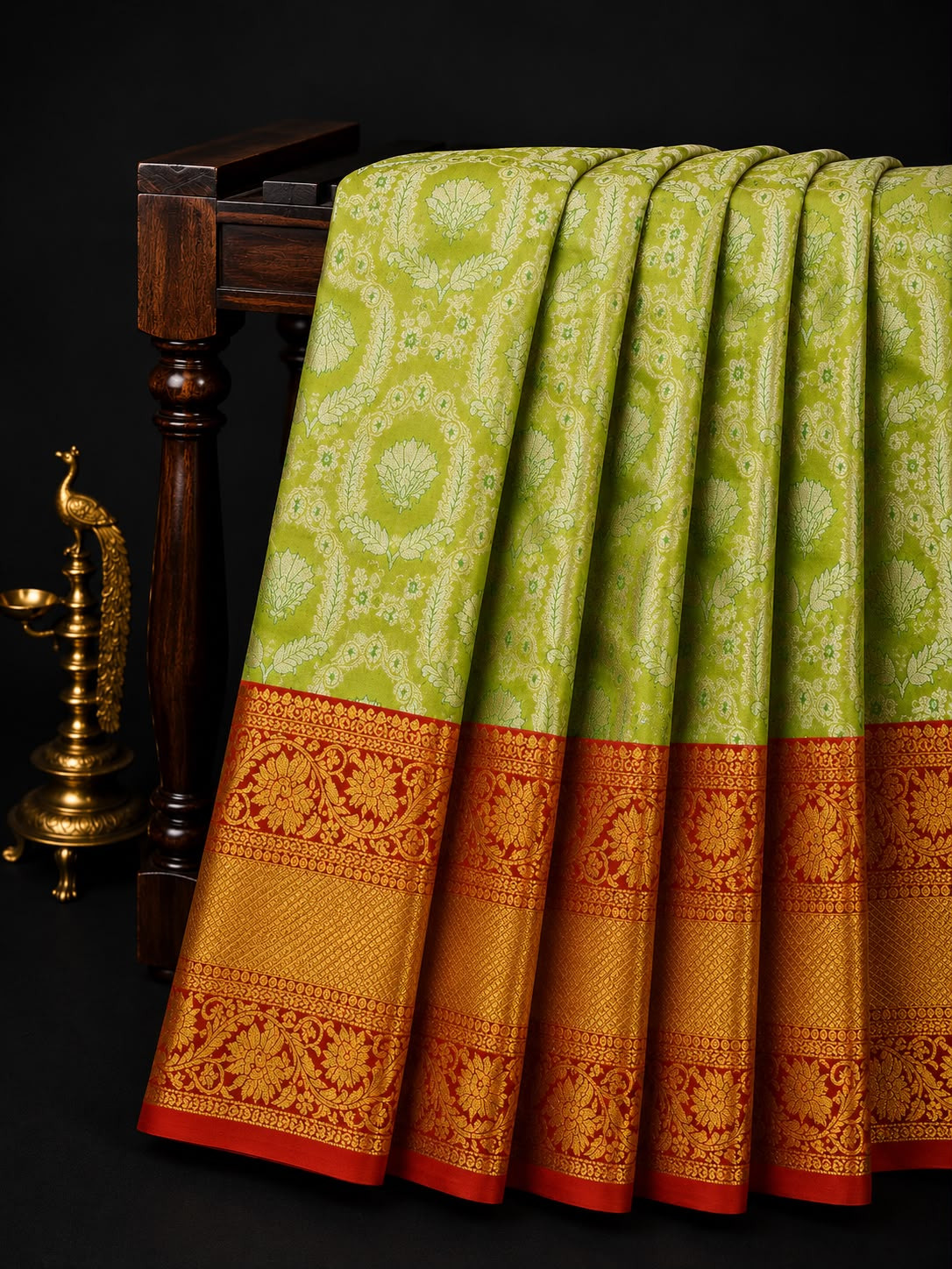 Semi Kanchi Silk Saree