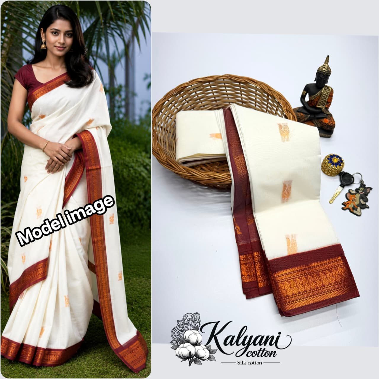 Kalyani Silk Cotton Premium Quality Saree