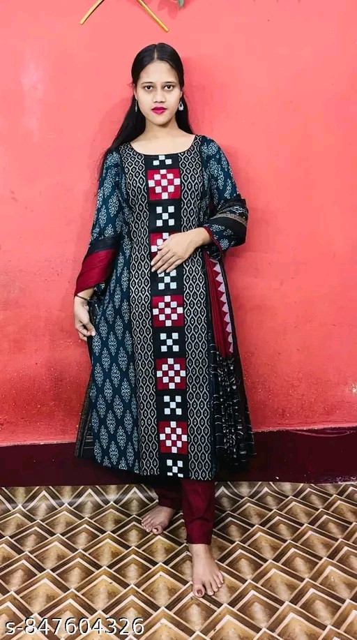 Pure Traditional Sambalpuri Cotton Suit Piece  With Pasapalli Design for Ethnic Elegance | Sambalpuri Printed Kurti | Cotton Suit Piece | Sambalpuri design | Traditional wear | ethnic fashion | Duppat