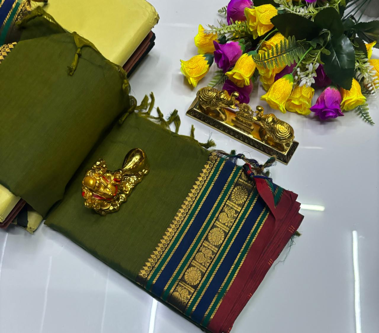 Kanchi cotton saree