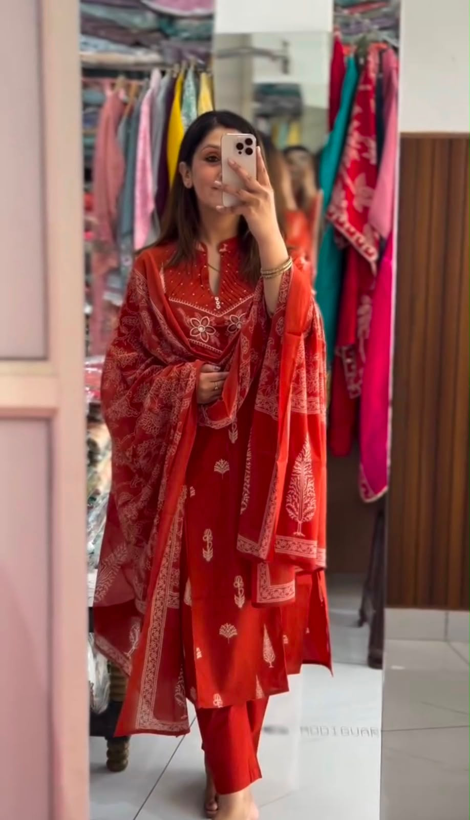 Cotton kurti set