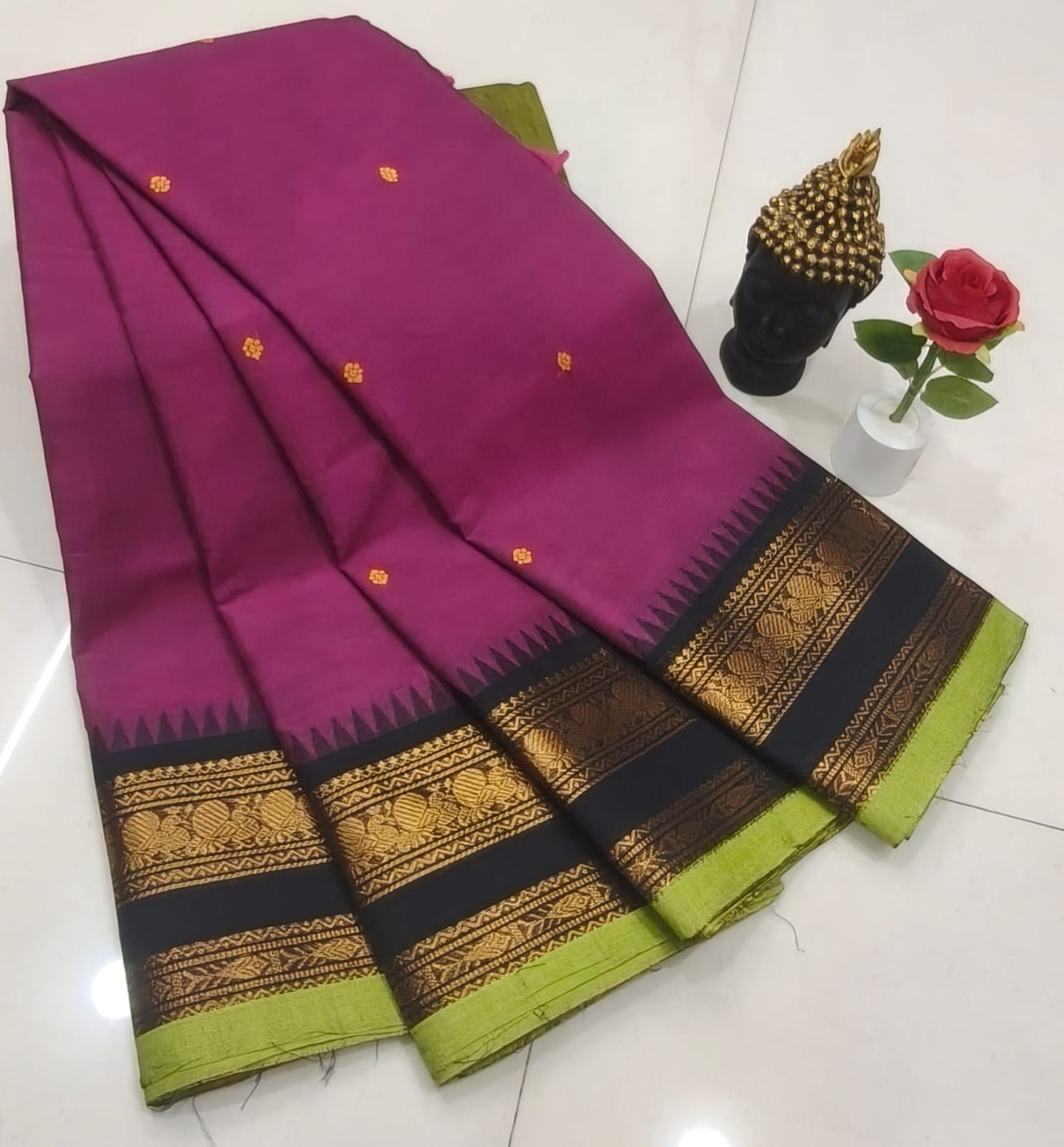 Kanchi Cotton saree